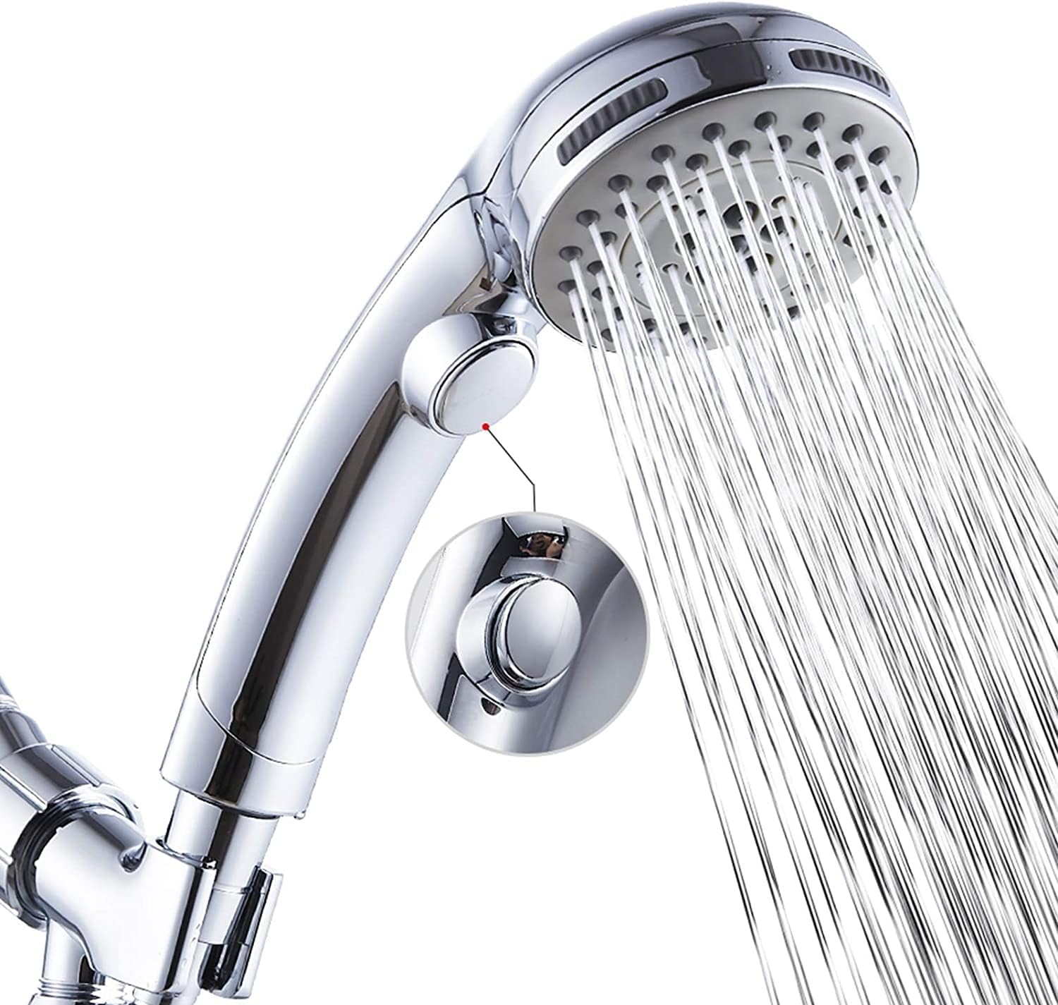 Spa & Wellness Jura Resort Centre De Loisirs Des Franches Montagnes - High Pressure Shower Head with Handheld
