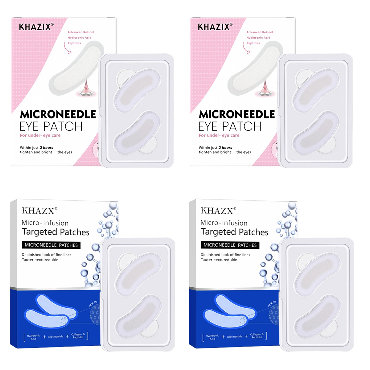 Microneedle Patch Eye - 1/2 Packs Micro Eye Patches, Microneedle