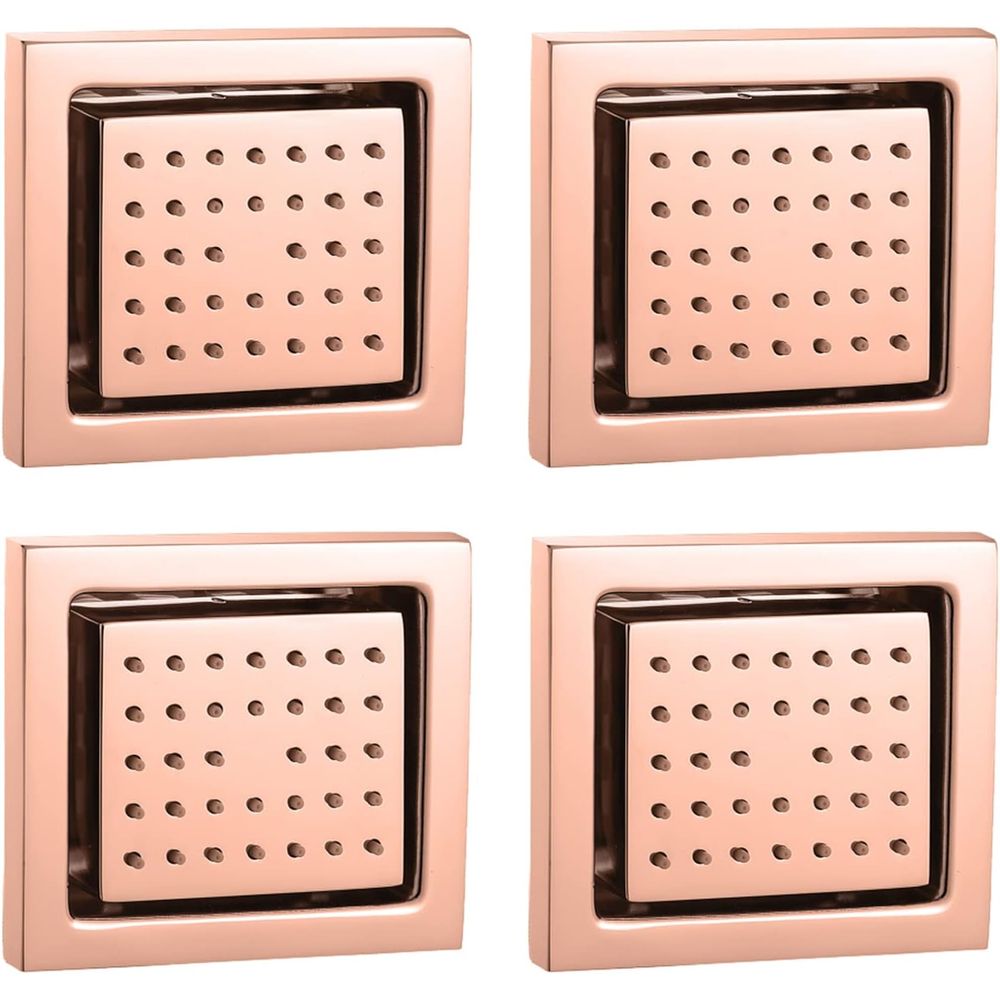 Spa & Wellness Jura Resort Centre De Loisirs Des Franches Montagnes - 4-Piece Solid Brass Square Shower Body