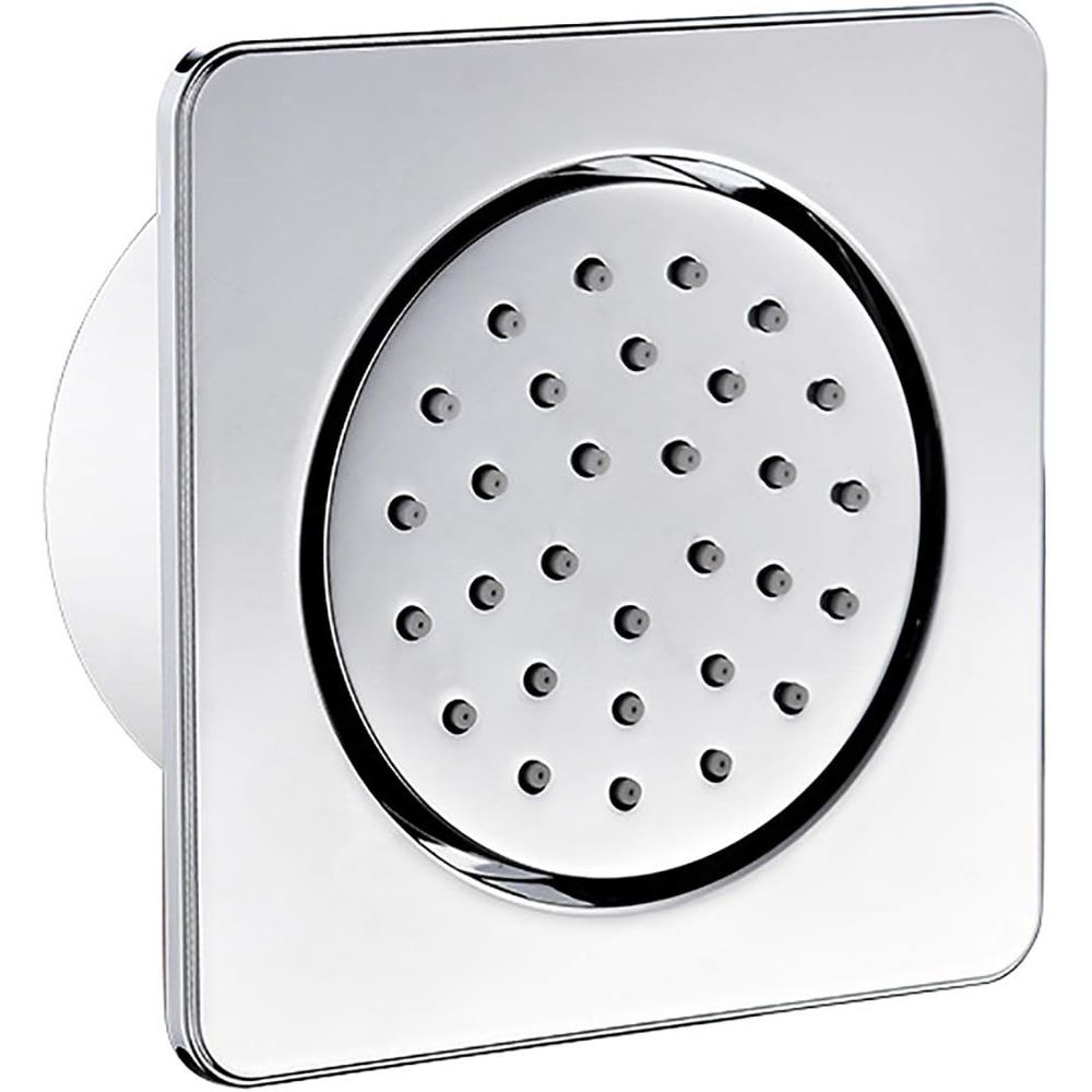 Spa & Wellness Jura Resort Centre De Loisirs Des Franches Montagnes - Wall-Mounted Adjustable Brass Shower Jet, 130mm