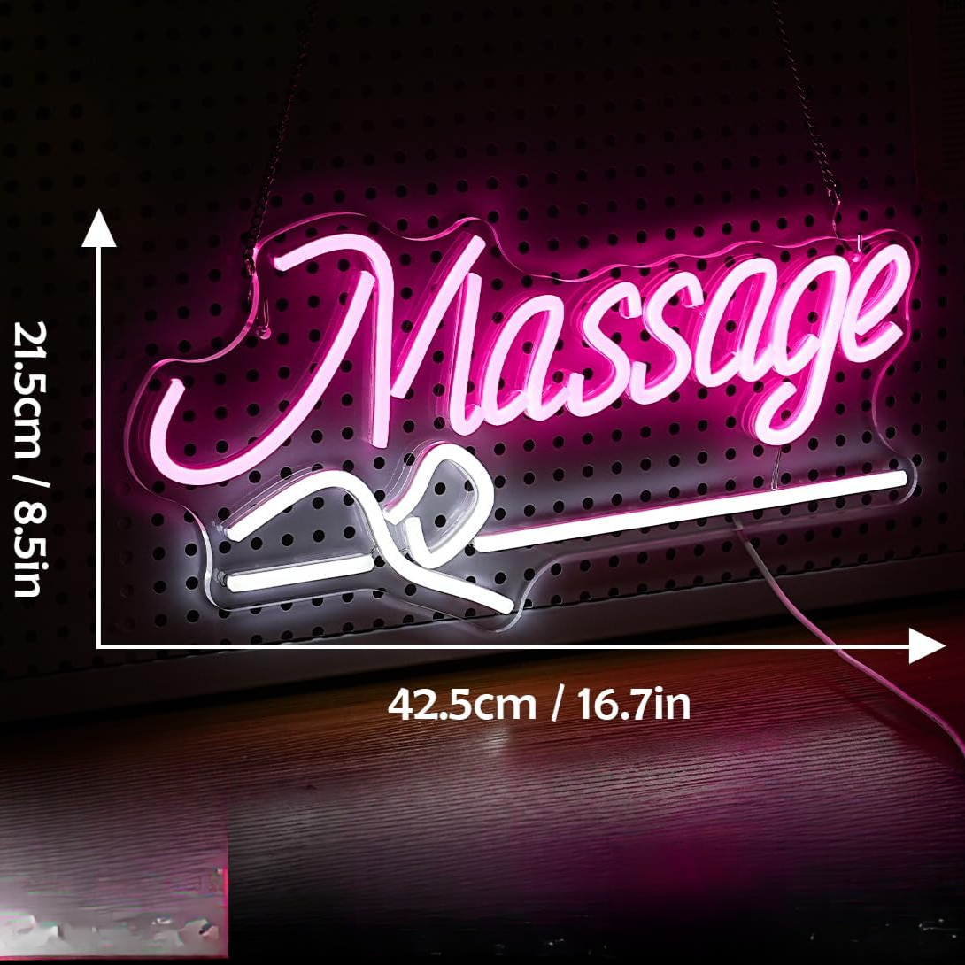 Massage Spa Open LED Neon Sign - Spa Wellness Salon 评论和价格