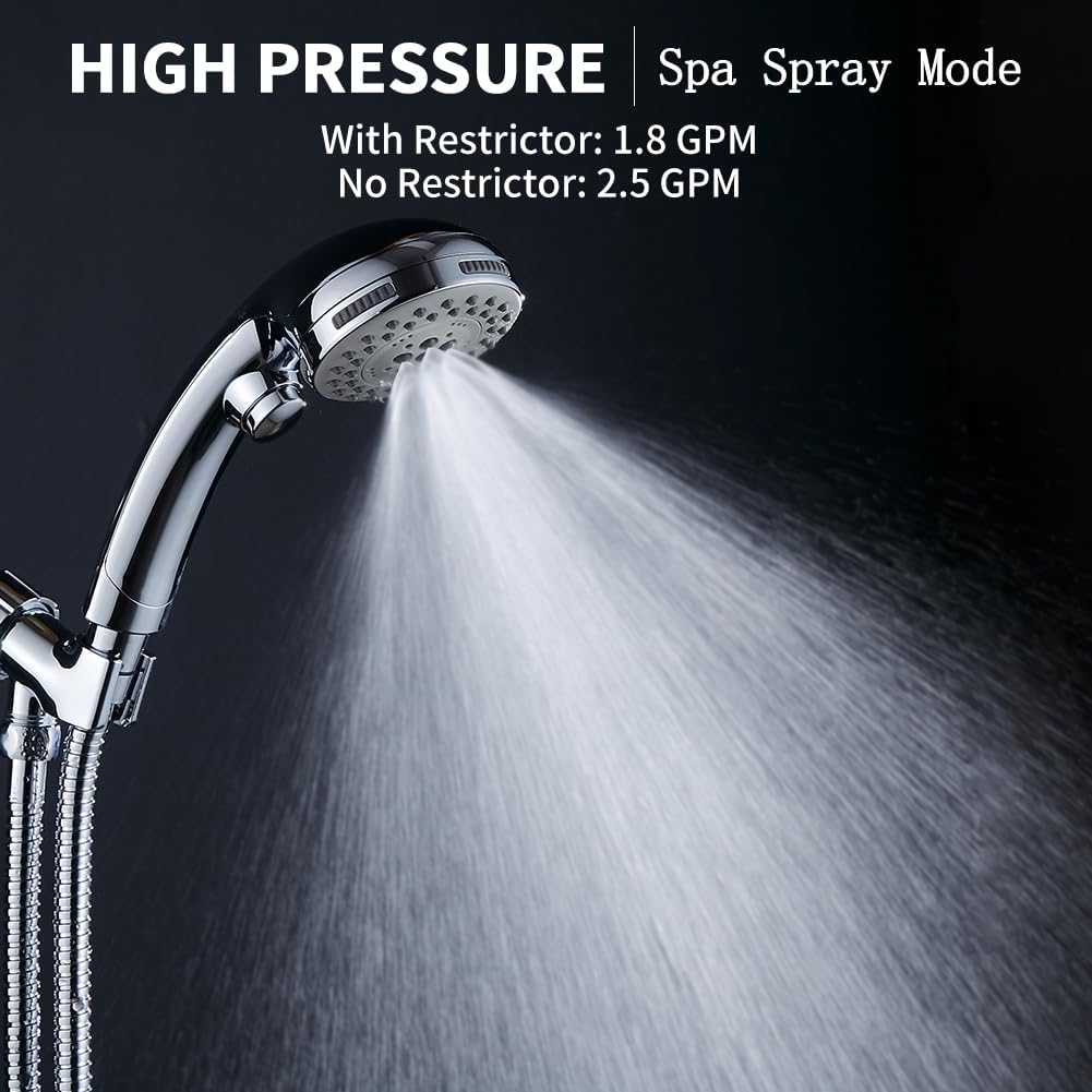 High Pressure Shower Head with - Spa & Wellness Jura Resort Centre De Loisirs Des Franches Montagnes 评论和价格