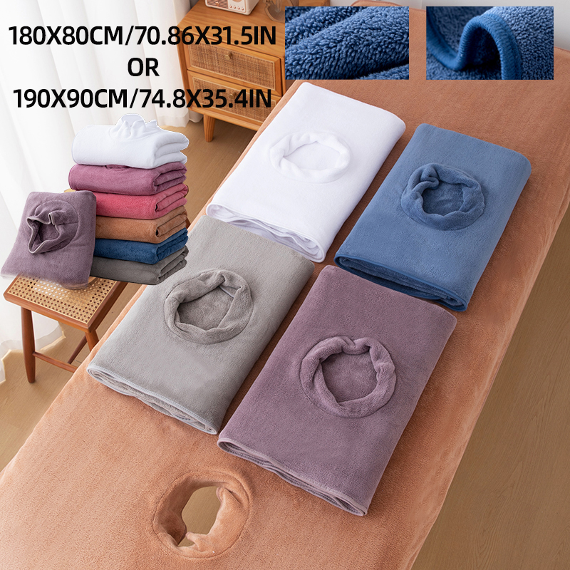 1Pc Beauty Bed Sheet with Hole - Spa Wellness And Beauty 评论和价格