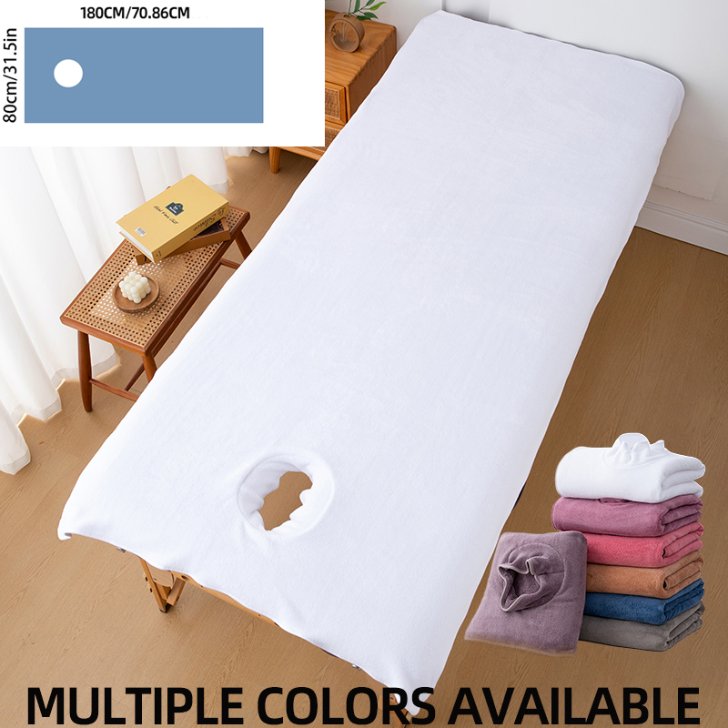 1Pc Beauty Bed Sheet with Hole - Spa Wellness And Beauty 评论和价格
