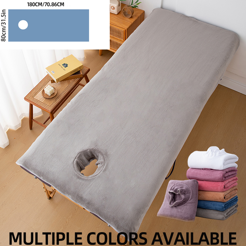 1Pc Beauty Bed Sheet with Hole - Spa Wellness And Beauty 评论和价格