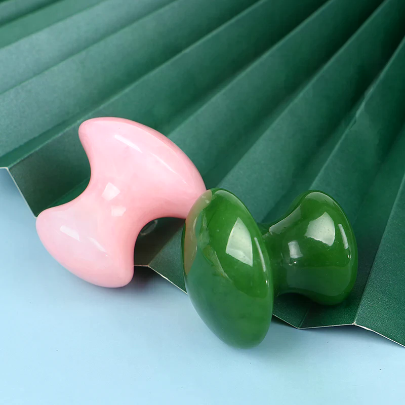 SPA Therapy Jade Board Face Ma - Gua Sha Tool Rose Quartz 评论和价格