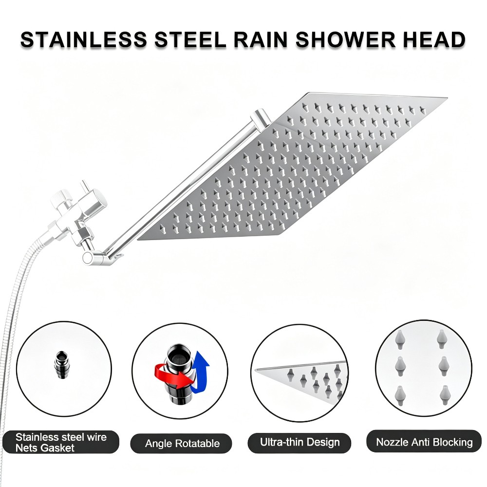 1 pc high-pressure shower head - Spa & Wellness Jura Resort Centre De Loisirs Des Franches Montagnes 评论和价格