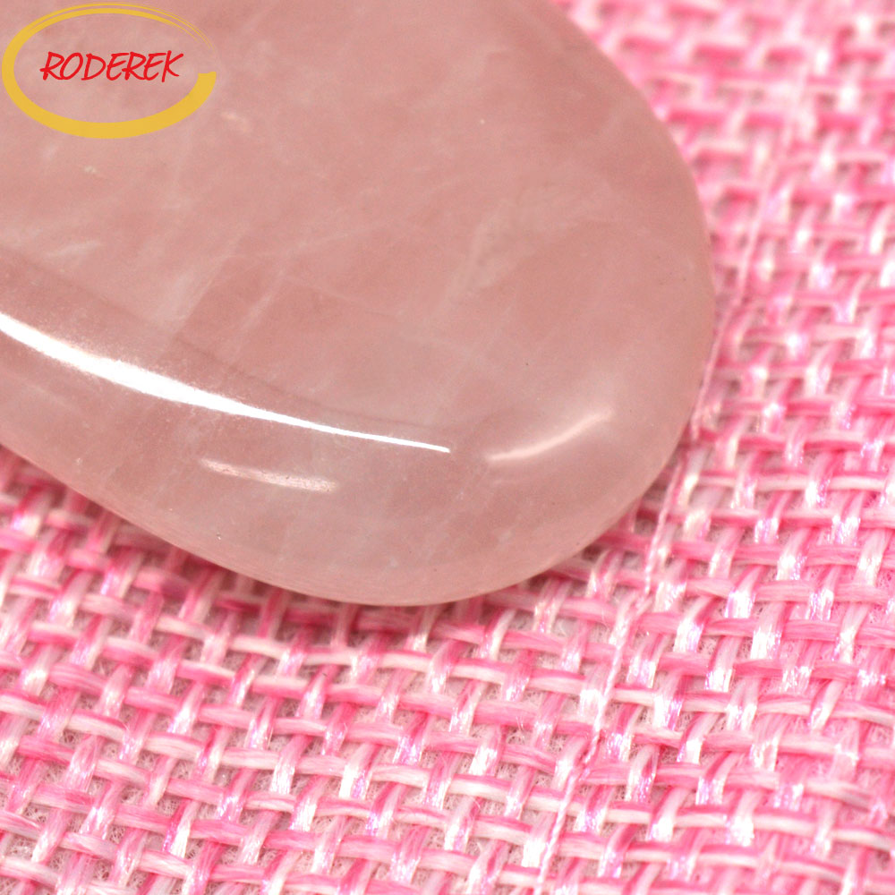 Jade Guasha Plate Natural Rose - Gua Sha Tool Rose Quartz 评论和价格