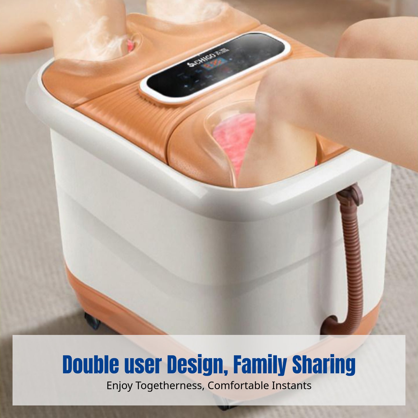 Foot Spa Bath for Two Users, E - Wellness Spa With Massage 评论和价格