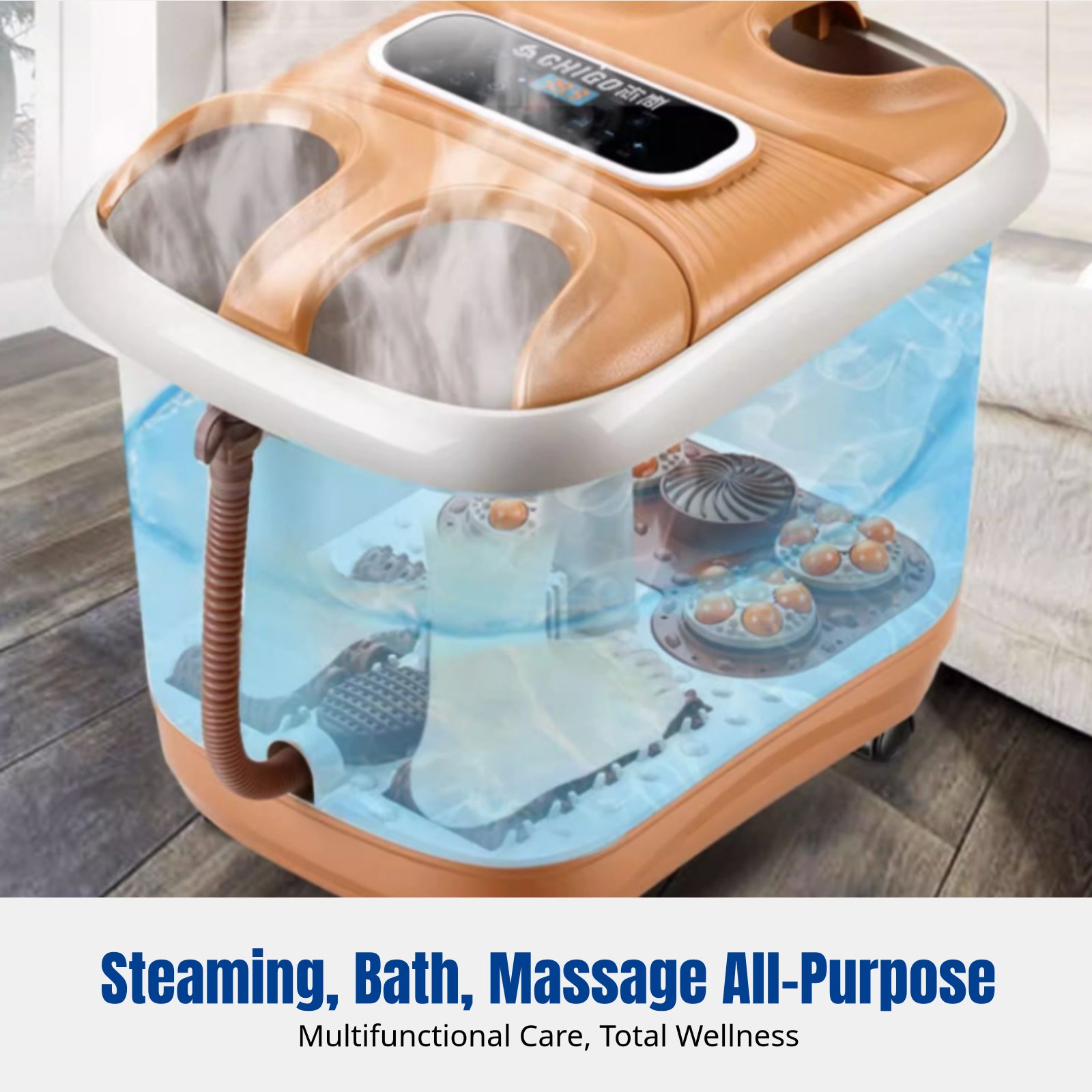 Foot Spa Bath for Two Users, E - Wellness Spa With Massage 评论和价格