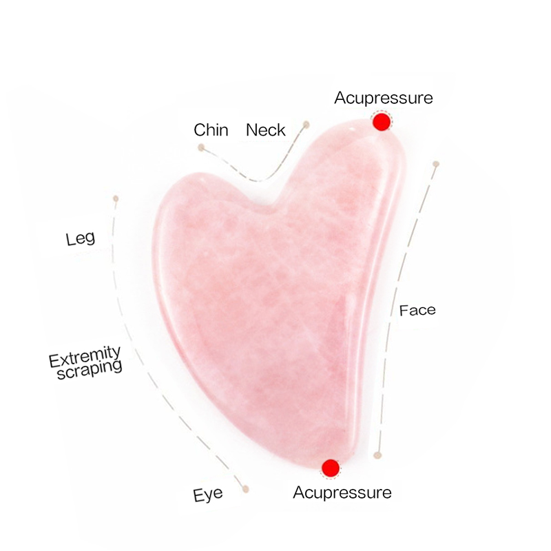 Rose Quartz Gua Sha For Face M - Gua Sha Tool Rose Quartz 评论和价格