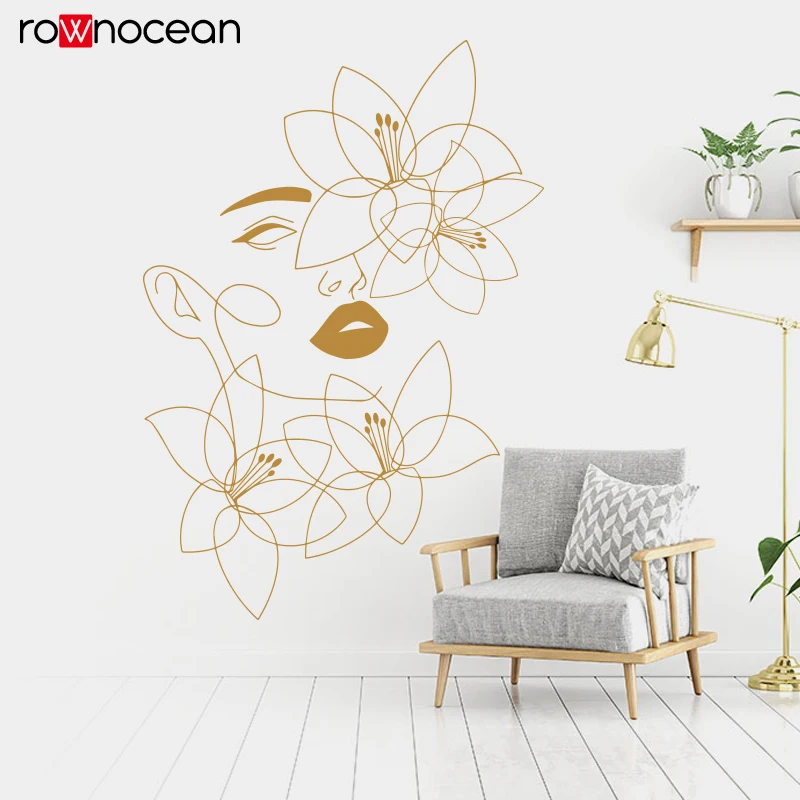 One Line Wall Decals Beauty Wa - Spa Wellness Salon 评论和价格