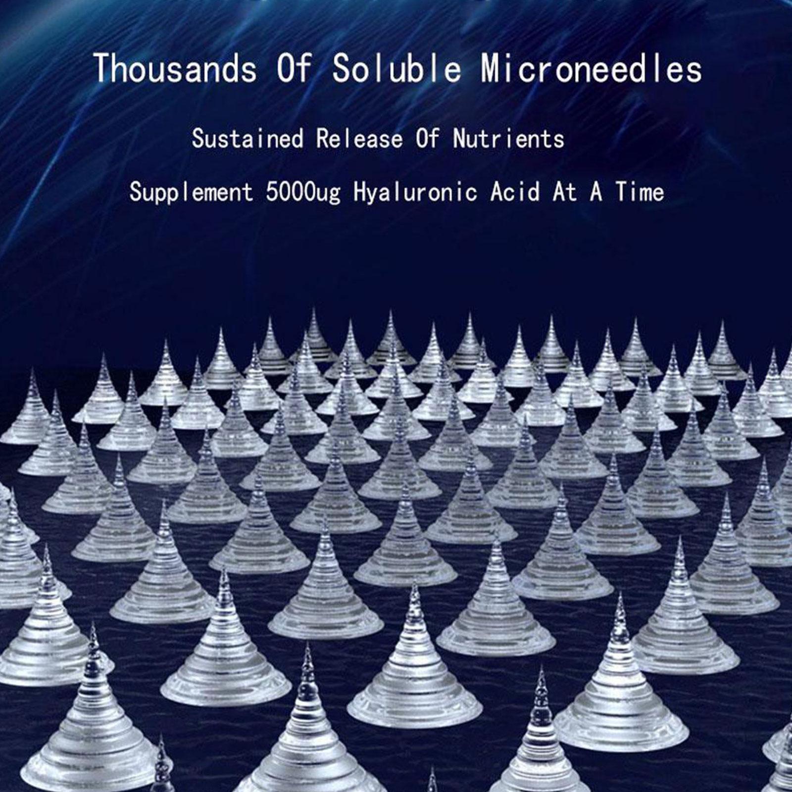 100 Pairs Hyaluronic Acid Micr - Microneedle Patch Eye 评论和价格