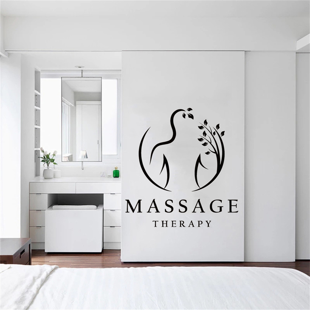 Massage Therapy Vinyl Wall Dec - Spa Wellness Salon 评论和价格