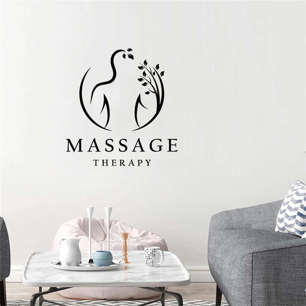 Massage Therapy Vinyl Wall Dec - Spa Wellness Salon 评论和价格