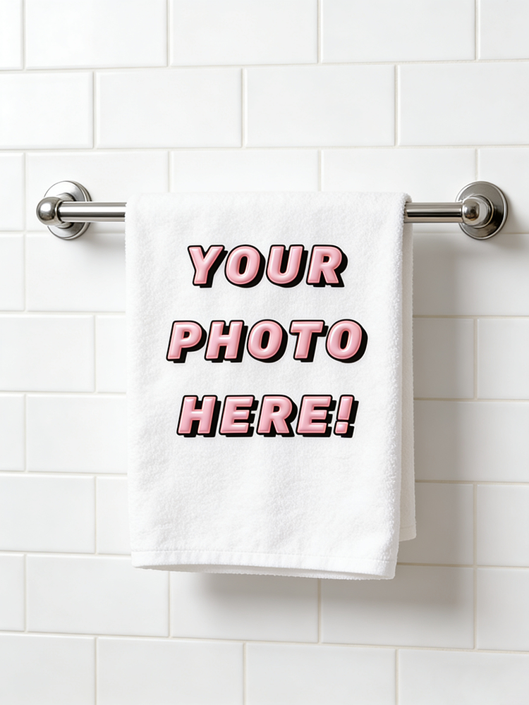 1Pc/2Pc Custom Photo Towel, Up - Spa Wellness Images 评论和价格