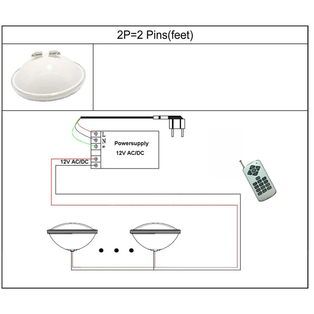 18W RGB LED Underwater Lights  - Xy Spa & Wellness George Town Photos 评论和价格