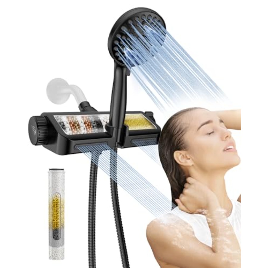 Filtered Shower Head with Hand - Spa & Wellness Jura Resort Centre De Loisirs Des Franches Montagnes 评论和价格