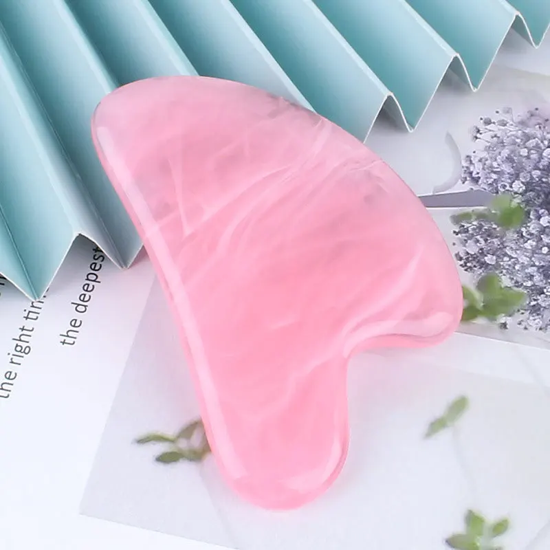 Natural Jade Stone Gua Sha Mas - Gua Sha Tool Rose Quartz 评论和价格