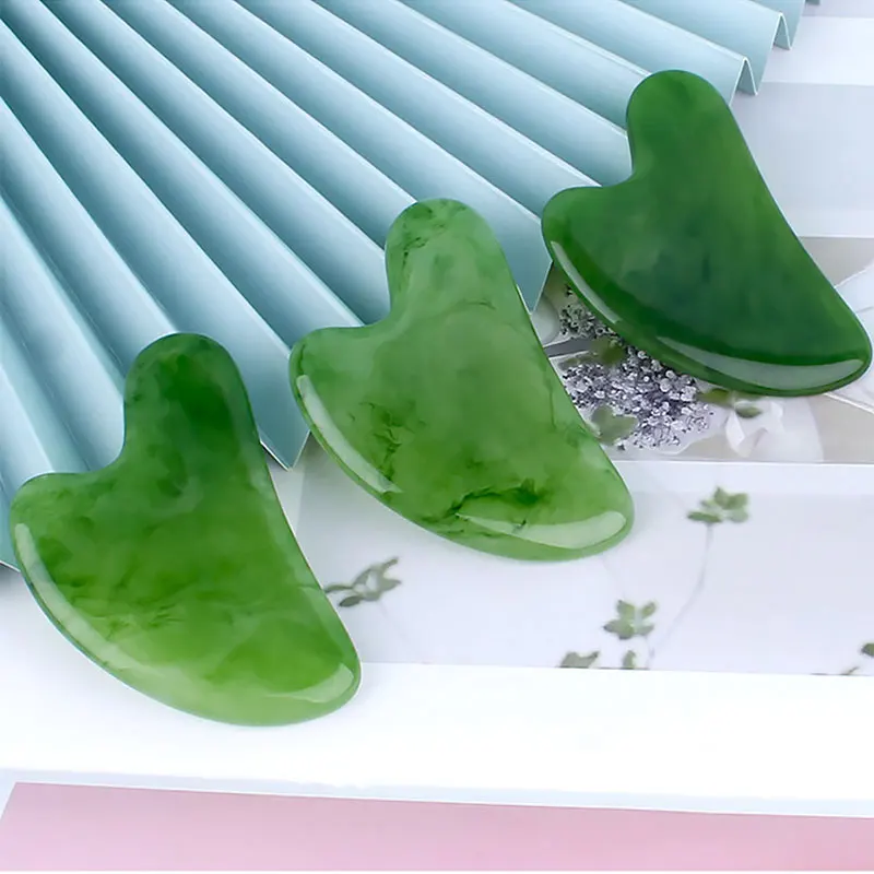 Natural Jade Stone Gua Sha Mas - Gua Sha Tool Rose Quartz 评论和价格