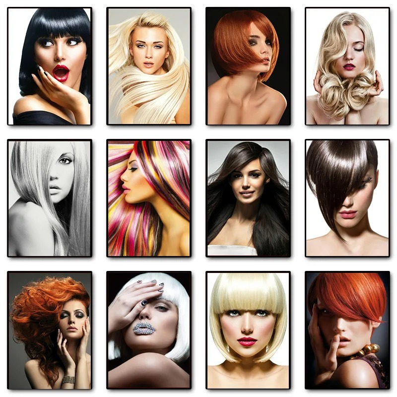 Hair Salon Hairstyle Model Pos - Spa Wellness Images 评论和价格
